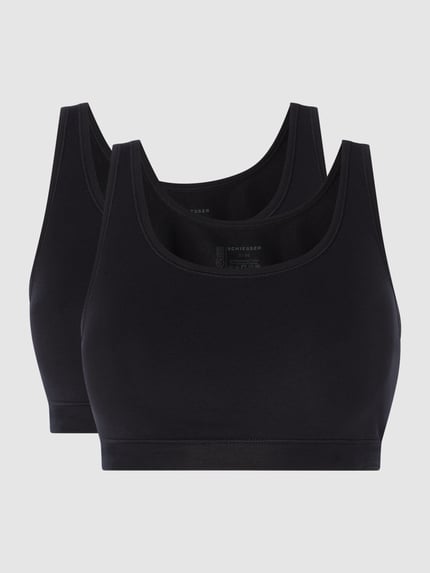 SCHIESSER Bustier met stretch in een set van 2 stuks Zwart - 2