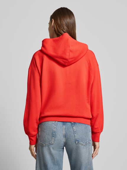 Marc O'Polo Regular Fit Hoodie aus reiner Baumwolle Hellrot 5
