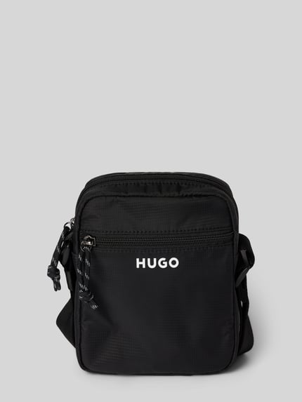 HUGO Umhängetasche mit Logo-Detail BLACK 2