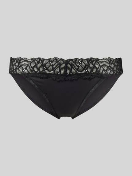 Slip mit Spitzenbesatz Shop The Look MANNEQUINE
