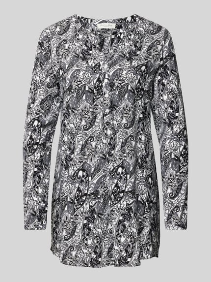Christian Berg Woman Blouse van viscose met knoopsluiting Zwart - 2