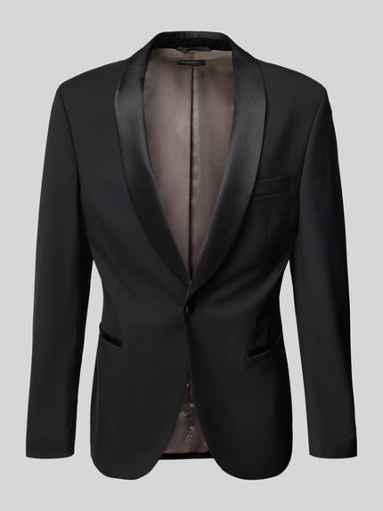 Slim Fit 1-Knopf-Sakko mit Reverskragen Shop The Look MANNEQUINE