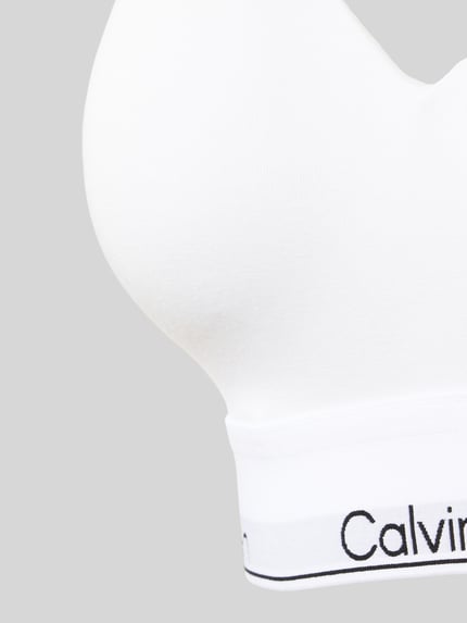 Calvin Klein Underwear Bralette met label in band Wit - 2