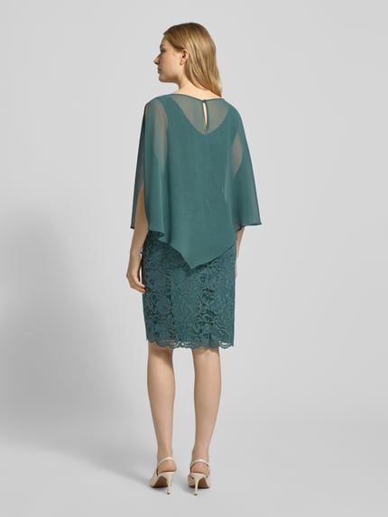 Vera Mont Knielanges Cocktailkleid im 2-in-1-Look Smaragd 5