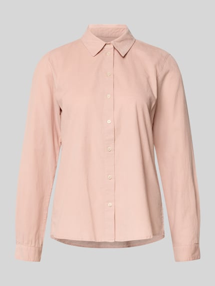 Marc O'Polo Regular Fit Hemdbluse aus Baumwoll-Lyocell-Mix Rosa 2