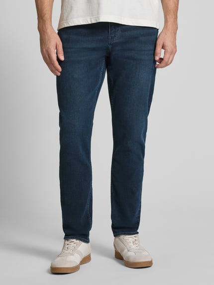 ARMEDANGELS Tapered Fit Jeans aus Baumwoll-Lyocell-Mix Modell 'AARJO TARPA' Dunkelblau 4