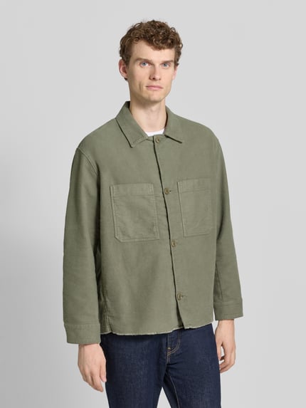 DRYKORN Hemdjacke mit Knopfleiste Modell 'DIARD' Schilf 4