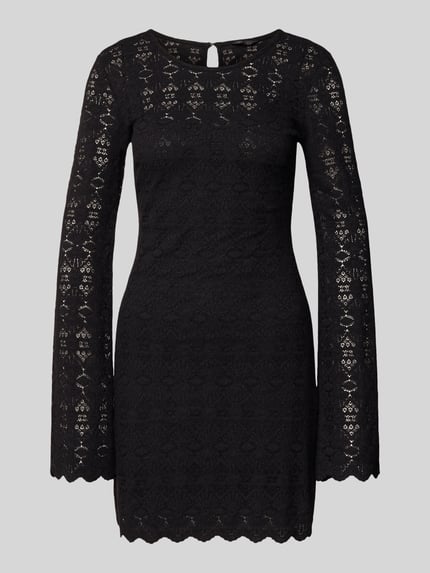 GUESS Minikleid mit Trompetenärmeln Modell 'BRIDGETTE MINI' Black 2