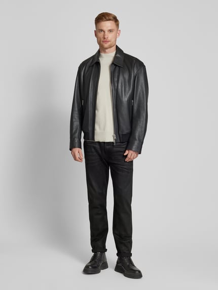 GUESS Relaxed fit jeans in 5-pocketmodel, model 'JAMES' Zwart - 1