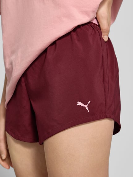 PUMA Shorts mit elastischem Bund Bordeaux 3