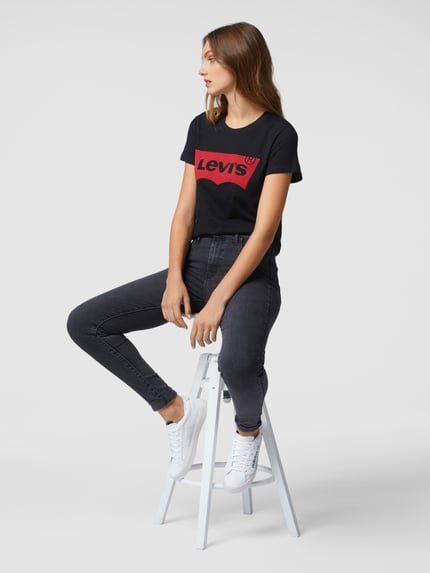 Levi's® Batwing Tee - T-Shirt mit Logo-Print Black 1