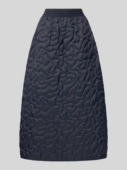 Emporio Armani Maxirock mit elastischem Bund Marine 2