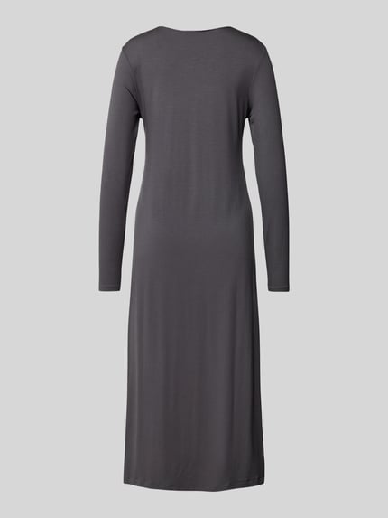 Mey Nachthemd in design met lange mouwen Antraciet - 3