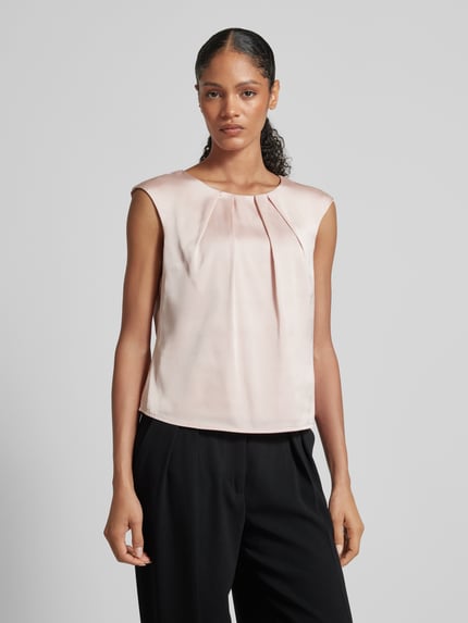 Christian Berg Woman Selection Blouseshirt met platte plooien Rosé - 4
