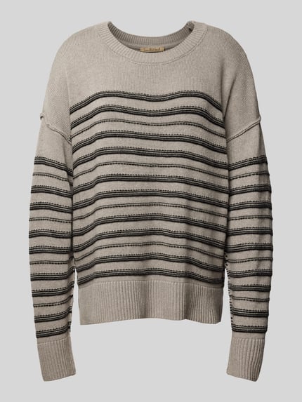 Smith and Soul Oversized Strickpullover mit Kaschmir-Anteil Taupe 2