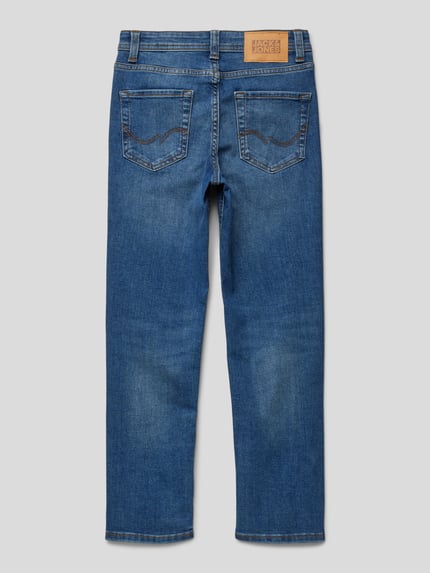 JACK & JONES Regular fit jeans in 5-pocketmodel, model 'CLARK' Blauw - 3