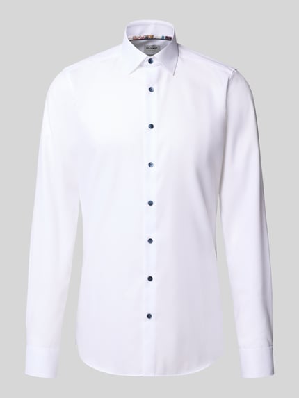 OLYMP Level 5 slim fit zakelijk overhemd met extra lange mouw Wit - 2