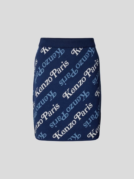 Kenzo Minirok in breilook Donkerblauw - 2