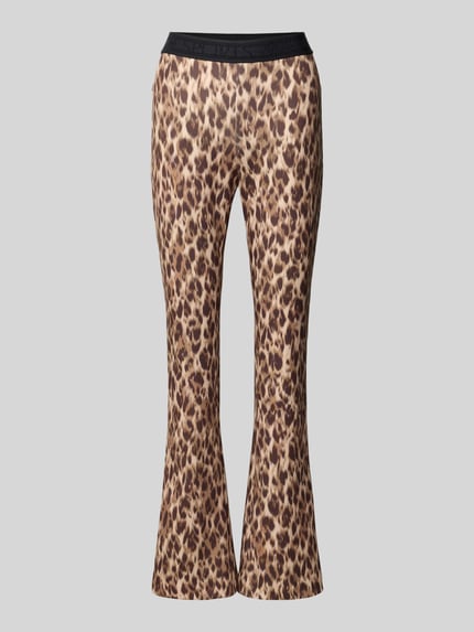 Marc Cain Regular Fit Business-Hose mit elastischem Bund Dunkelbraun 1