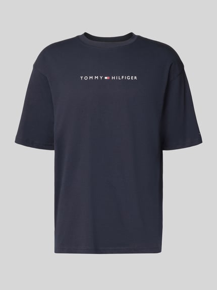 Relaxed Fit T-Shirt aus reiner Baumwolle Shop The Look MANNEQUINE