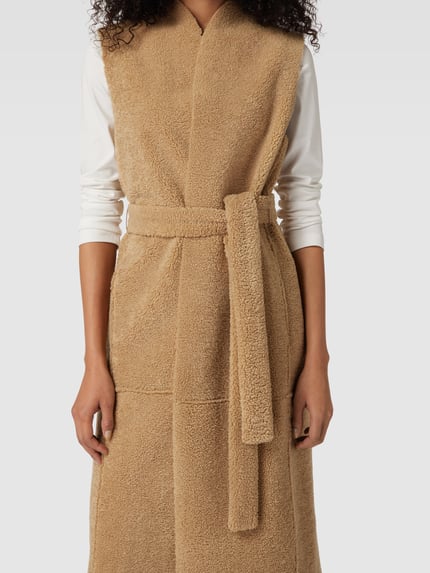 DRYKORN Gilet met teddybont, model 'BUDE' Camel - 3
