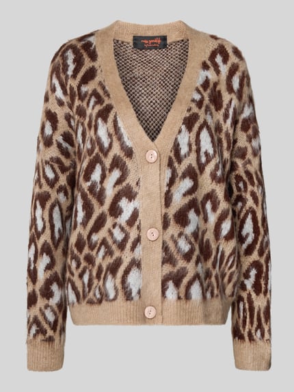 miss goodlife Wollcardigan mit V-Ausschnitt Camel 2