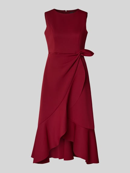 Adrianna Papell Cocktailkleid in Wickel-Optik Bordeaux 2