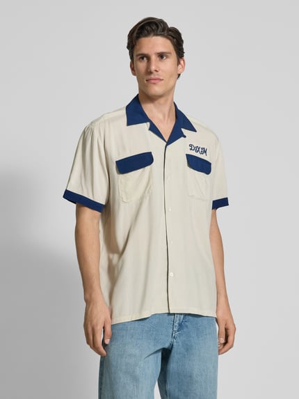 DEUS EX MACHINA Vrijetijdsoverhemd van viscose met borstzakken, model 'Diablo' Offwhite - 4