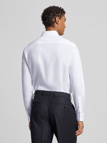 Tommy Hilfiger Koszula biznesowa o kroju tailored fit z mieszanki bawełny Biały 5