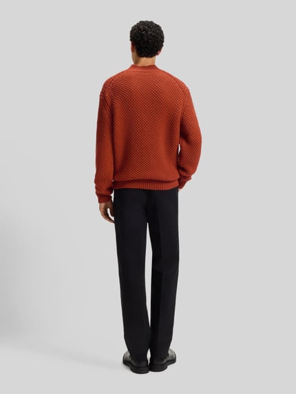 BOSS Regular Fit Strickpullover aus reiner Schurwolle Modell 'C-HELETTO' - BECKHAM x BOSS Orange 5