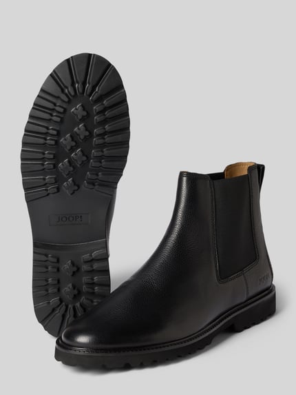JOOP! SHOES Chelsea Boots aus Rindsnappa mit Profilsohle Black 4