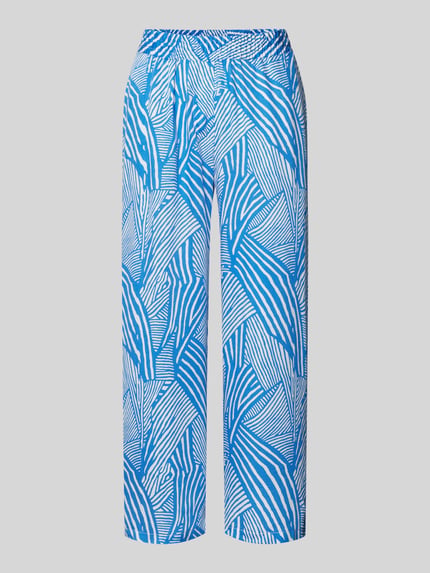 Smith and Soul Straight Leg stoffen broek met elastische band Koningsblauw - 2