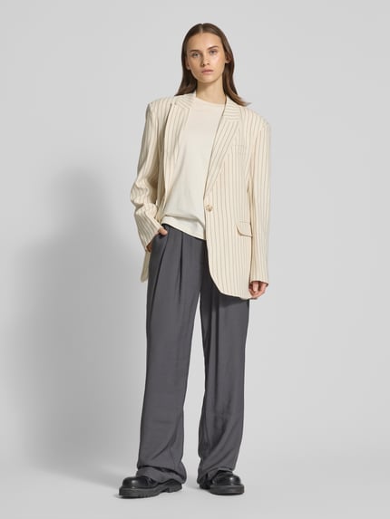 LeGer Blazer mit Brustleistentasche Modell 'Elaine' Beige 1