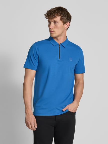 LERROS Regular Fit Poloshirt mit Logo-Detail Petrol 4
