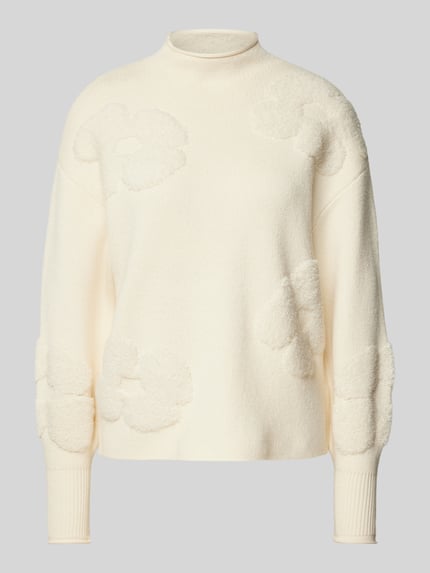 zero Gebreide pullover met turtleneck Offwhite - 2