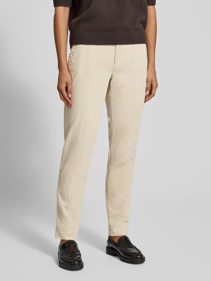Marc Cain Cordhose mit aufgeschlagenem Saum Offwhite 4