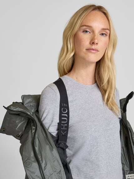 khujo Steppmantel mit Stehkragen Modell 'MANELIA' Blau 3