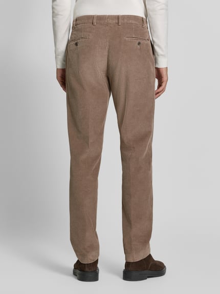 Hiltl Regular fit corduroy broek van katoenmix Middengrijs - 5