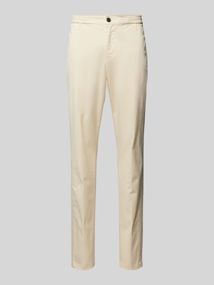 Tommy Hilfiger Slim Fit Chino mit Paspeltaschen Modell 'CHELSEA' Offwhite 2