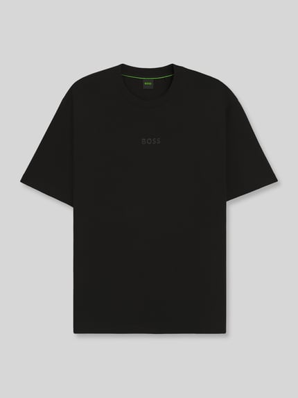 BOSS Green Relaxed Fit T-Shirt aus reiner Baumwolle Modell 'TEE 10' Black 2