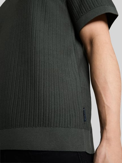 Tom Tailor Regular Fit Poloshirt aus reiner Baumwolle Black 3