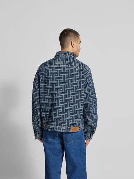 Kenzo Jeansjack met ritssluiting Jeansblauw - 5