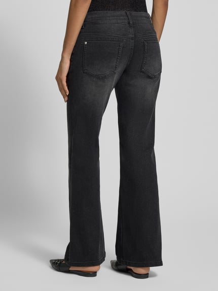 MOS MOSH Flared Jeans mit 5-Pocket-Design Modell 'Marlena' Black 5
