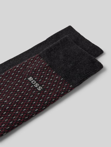 BOSS Socken mit Label-Detail im 2er-Pack Rot 2