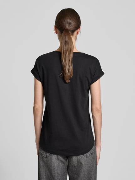 VILA T-Shirt mit Rundhalsausschnitt Modell 'DREAMERS' Black 5