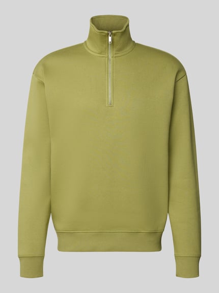 MCNEAL Loose fit schipperstrui van katoenmix Rietgroen - 2