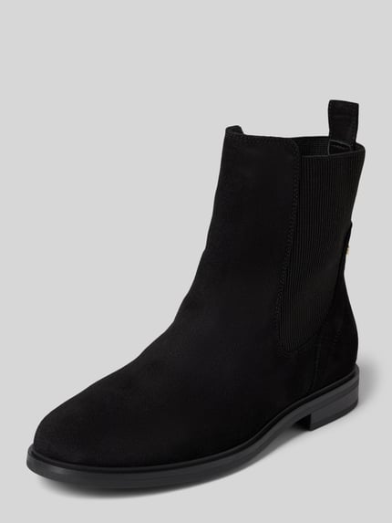 Tommy Hilfiger Chelsea boots van rundernappa Zwart - 1