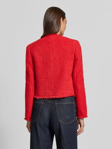 MANGO Blazer in Bouclé-Optik Modell 'CAROLINA' Rot 5
