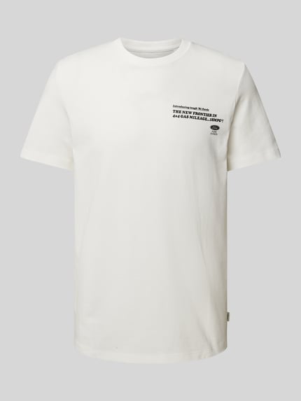 s.Oliver RED LABEL Regular Fit T-Shirt aus reiner Baumwolle mit Ford®-Applikation Weiss 2