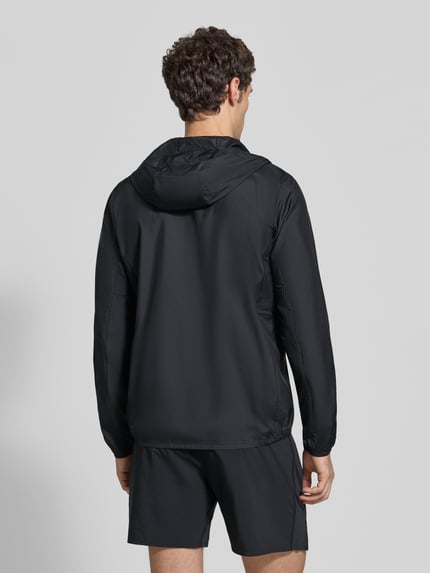ASICS Windbreaker mit Logo-Print und Kapuze Black 5